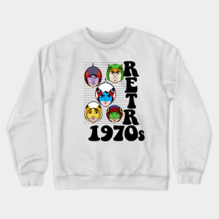 Gatchaman Battle of the Planets - retro 70s - 2.0 Crewneck Sweatshirt